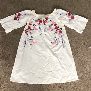 Off the shoulder dress